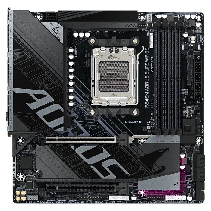 Gigabyte B840M Elite WIFI6E Placa Base Zócalo AM5 DDR5 Wi-Fi 6E