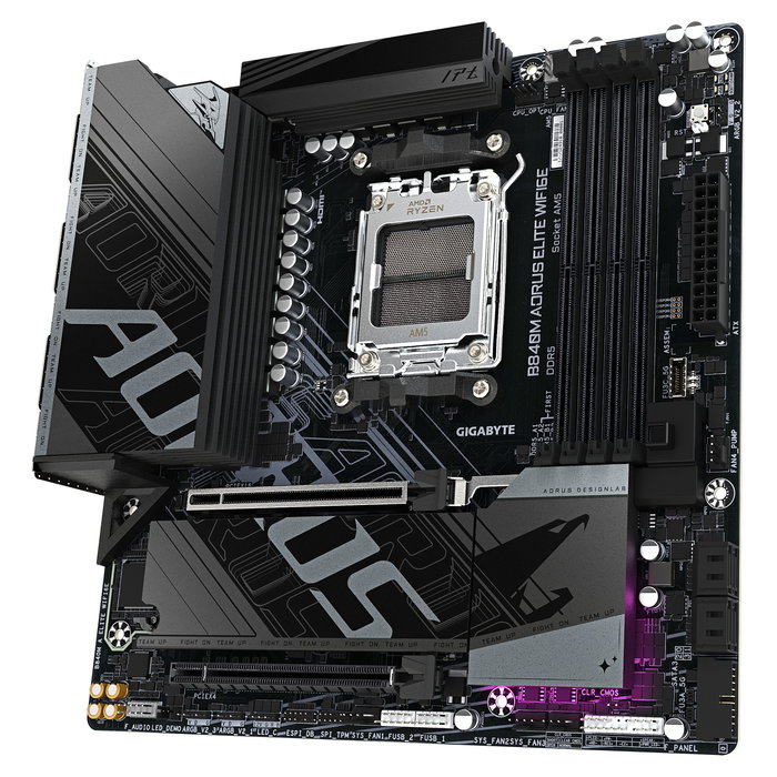 Gigabyte B840M Elite WIFI6E Placa Base Zócalo AM5 DDR5 Wi-Fi 6E