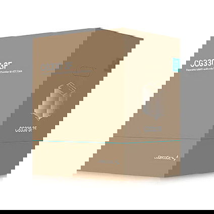 DeepCool CG330 3F Torre para PC Micro ATX / Mini ITX con Ventana de Cristal Templado ARGB Negro - Incluye Ventiladores 3x 120mm, Gestion de Cables, Soporta GPU hasta 41 cm