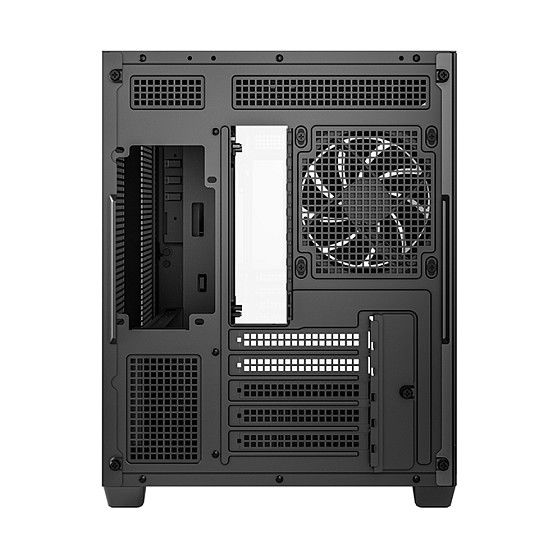 DeepCool CG330 3F Torre para PC Micro ATX / Mini ITX con Ventana de Cristal Templado ARGB Negro - Incluye Ventiladores 3x 120mm, Gestion de Cables, Soporta GPU hasta 41 cm