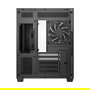 DeepCool CG330 3F Torre para PC Micro ATX / Mini ITX con Ventana de Cristal Templado ARGB Negro - Incluye Ventiladores 3x 120mm, Gestion de Cables, Soporta GPU hasta 41 cm