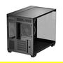 DeepCool CG330 3F Torre para PC Micro ATX / Mini ITX con Ventana de Cristal Templado ARGB Negro - Incluye Ventiladores 3x 120mm, Gestion de Cables, Soporta GPU hasta 41 cm