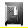 DeepCool CG330 3F Torre para PC Micro ATX / Mini ITX con Ventana de Cristal Templado ARGB Negro - Incluye Ventiladores 3x 120mm, Gestion de Cables, Soporta GPU hasta 41 cm