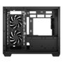 DeepCool CG330 3F Caja de PC Mini Torre con Cristal Templado y 3 Ventiladores ARGB Negra