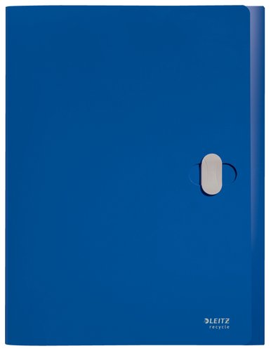 Leitz Carpeta de Proyectos Azul A4 con Cierre de Broche Giratorio Leitz Carpeta de Proyectos Azul A4 con Cierre de Broche Giratorio