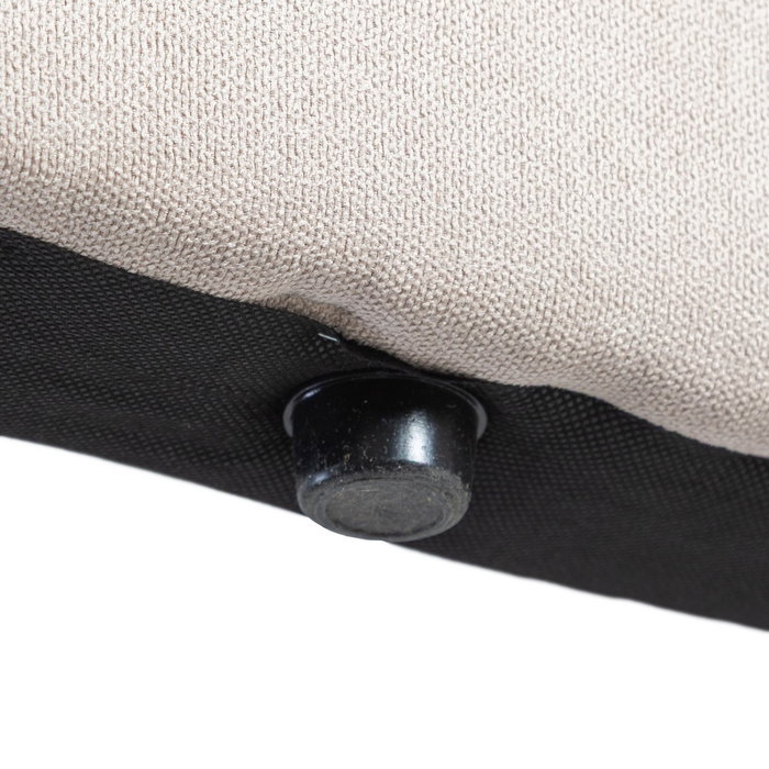 Cabecero Beige Tejido Dormitorio 160 X 122 cm