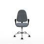 PIQUERAS Y CRESPO Silla de oficina Algarra Gris con Base Cromada