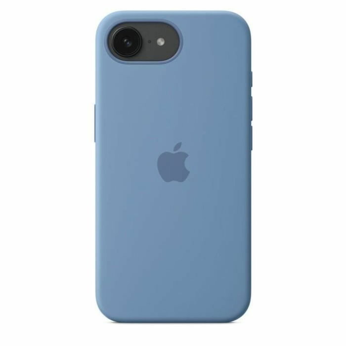 Apple Funda de Silicona para iPhone 16e - Azul invierno Apple Funda de Silicona para iPhone 16e - Azul invierno