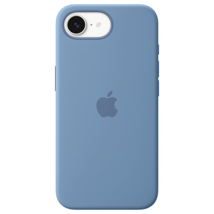 Apple Funda de Silicona para iPhone 16e - Azul invierno Apple Funda de Silicona para iPhone 16e - Azul invierno