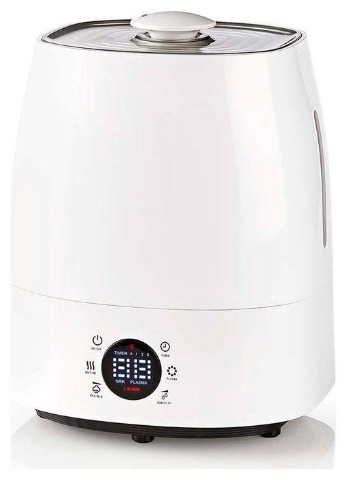 Nedis HUMI120CWT Humidificador ultrasónico de pie, 50 m², 5,5L, Blanco