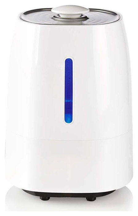 Nedis HUMI120CWT Humidificador ultrasónico de pie, 50 m², 5,5L, Blanco