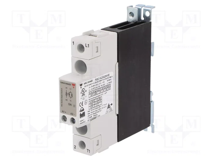 CARLO GAVAZZI RGC1A23A25KKE Relé de estado sólido monofásico 25A CARLO GAVAZZI RGC1A23A25KKE Relé de estado sólido monofásico 25A