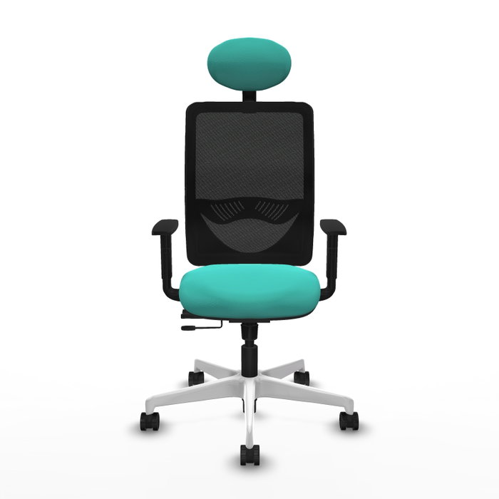 PIQUERAS Y CRESPO Silla de oficina Zulema Turquesa con mecanismo Sincro/Traslack PIQUERAS Y CRESPO Silla de oficina Zulema Turquesa con mecanismo Sincro/Traslack