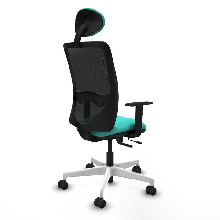 PIQUERAS Y CRESPO Silla de oficina Zulema Turquesa con mecanismo Sincro/Traslack PIQUERAS Y CRESPO Silla de oficina Zulema Turquesa con mecanismo Sincro/Traslack