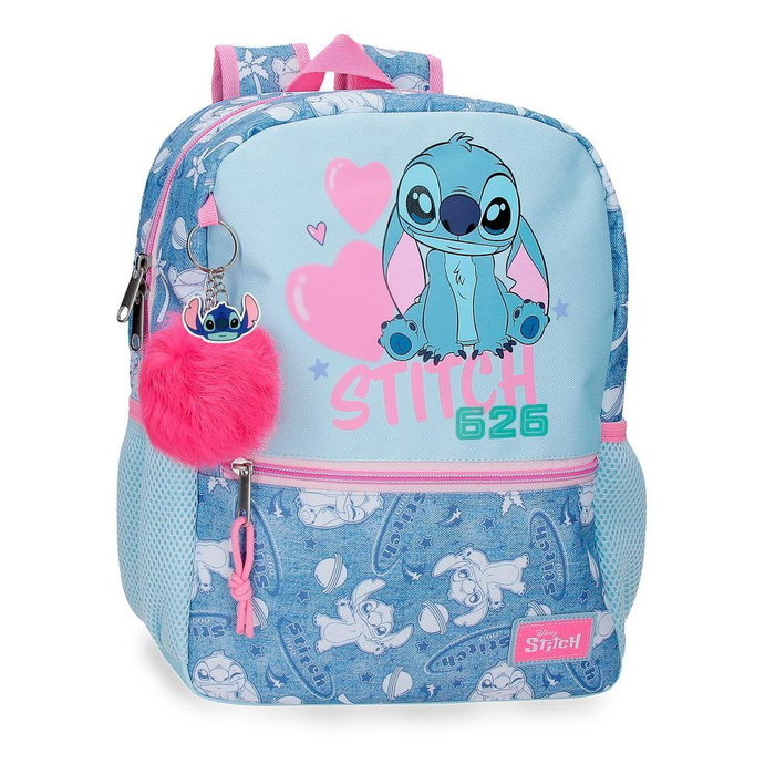 JOUMMA BAGS Mochila Hearts Stitch Disney 33cm adaptable JOUMMA BAGS Mochila Hearts Stitch Disney 33cm adaptable