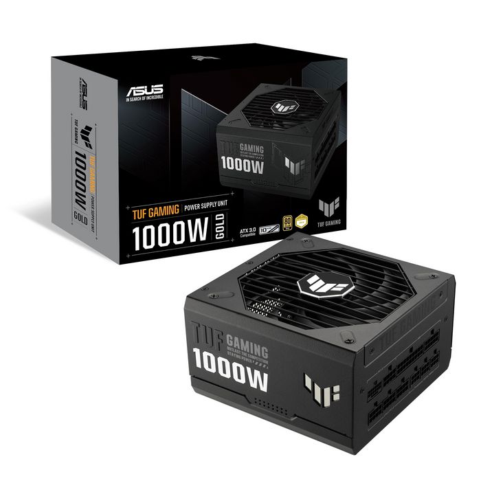 Asus TUF Gaming 1000W Gold Fuente de Alimentación ATX 3.0 80 Plus Gold Modular con Certificación Militar
