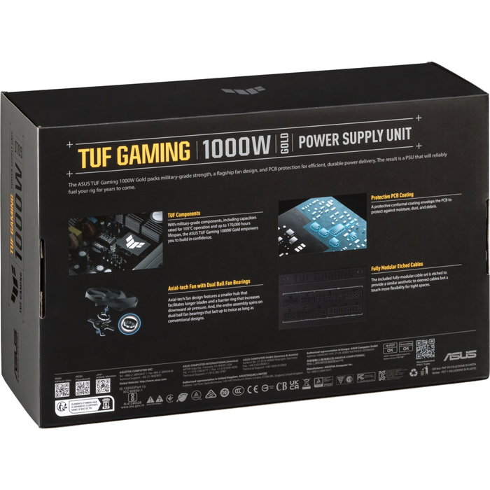 Asus TUF Gaming 1000W Gold ATX 3.0 Modular Negro