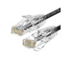 WP Cable de red Slim Cat.6a U/UTP 0,5m Negro