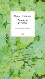 Antología personal, Manuel Alcántara - ALMUZARA EDITORIAL