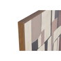 DKD Home Decor Set de 2 Cuadros Abstractos 100x4x140 cm Blanco y Gris