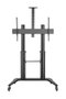 Vivolink Soporte Móvil de TV Profesional para Pantallas Grandes con Ruedas, 140 kg Máx., VESA 1000x600, Repisas Ajustables y Gestión de Cables