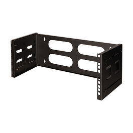 LogiLink Soporte de pared de 19'' 4 U negro