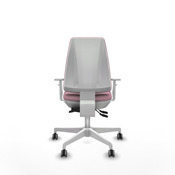 PIQUERAS Y CRESPO Silla de oficina Elche Rosa con mecanismo Asincro