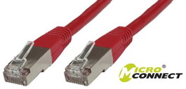 MicroConnect Cable de Red CAT6 F/UTP 15m, Rojo