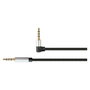 PYTHON Series Cable jack de 3,5 mm de 4 polos, 0,5 m, angulado