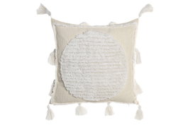 DKD Home Decor Cojín Poliéster 45x45 Crudo Pack de 2