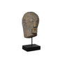 DKD Home Decor Figura Máscara Tribal de Suar y Hierro