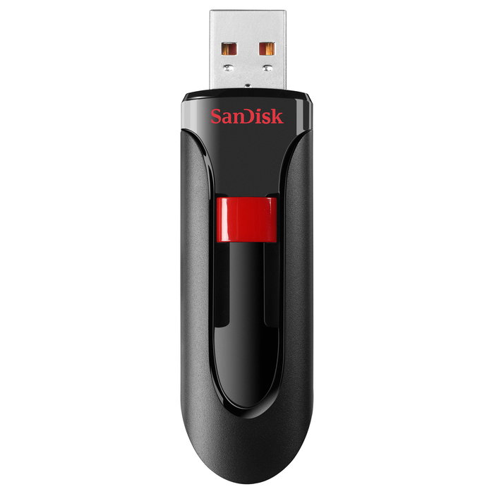 Sandisk Cruzer Glide 256GB USB 2.0 Negro Rojo Sandisk Cruzer Glide 256GB USB 2.0 Negro Rojo