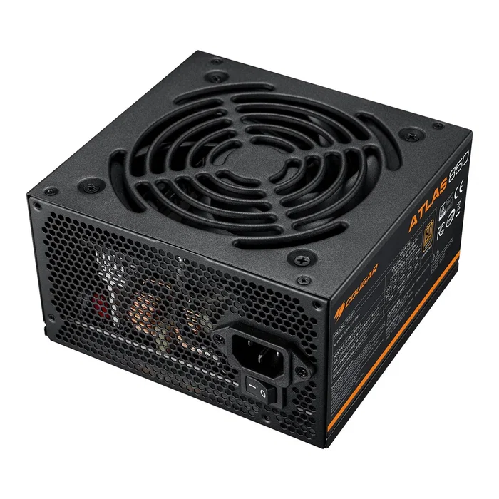 Cougar CGRVG-750 Fuente de Alimentación ATX 750W 80 PLUS Bronze - Fuente de Poder PC ATX 3.1 No Modular con Conector PCIe 12+4 pines y Ventilador de 12 cm - Color Negro