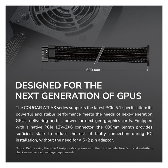 Cougar CGRVG-750 750 W ATX 80 PLUS Bronze Negro Cougar CGRVG-750 750 W ATX 80 PLUS Bronze Negro