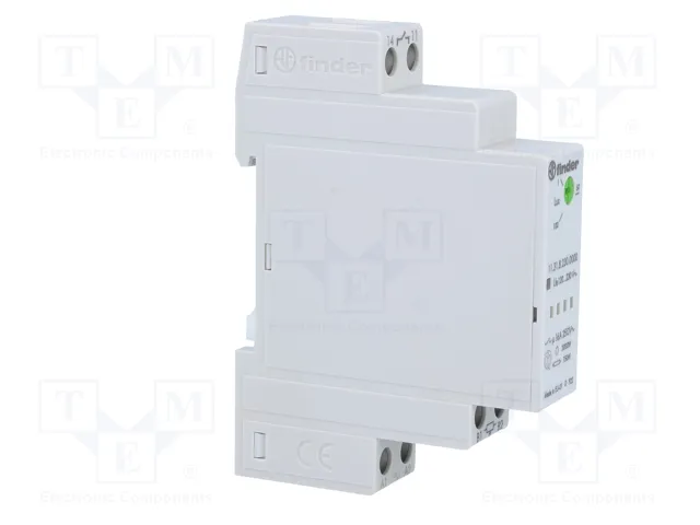 FINDER Interruptor de crepúsculo para raíl DIN 230VAC SPST-NO