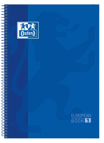 Bloc Oxford School Eu.Book 1 Micro.Tapa Extra A4+ 80H Cuadric.5X5 90G Azul (Set de 5) Bloc Oxford School Eu.Book 1 Micro.Tapa Extra A4+ 80H Cuadric.5X5 90G Azul (Set de 5)