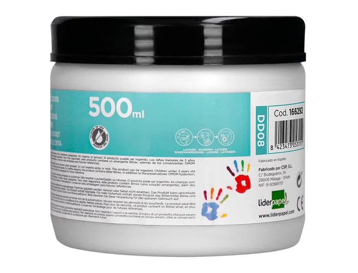 Liderpapel Pintura Dedos Tarrina 500 ml Blanco Liderpapel Pintura Dedos Tarrina 500 ml Blanco