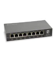 Level One Switch 8 Puertos PoE 10/100/1000 Mbps 120W
