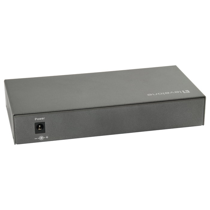 Level One Switch 8 Puertos PoE 10/100/1000 Mbps 120W Level One Switch 8 Puertos PoE 10/100/1000 Mbps 120W