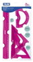 Milan Kit de Reglas Flex&Resistant, 4 Piezas, Rosa Translúcido