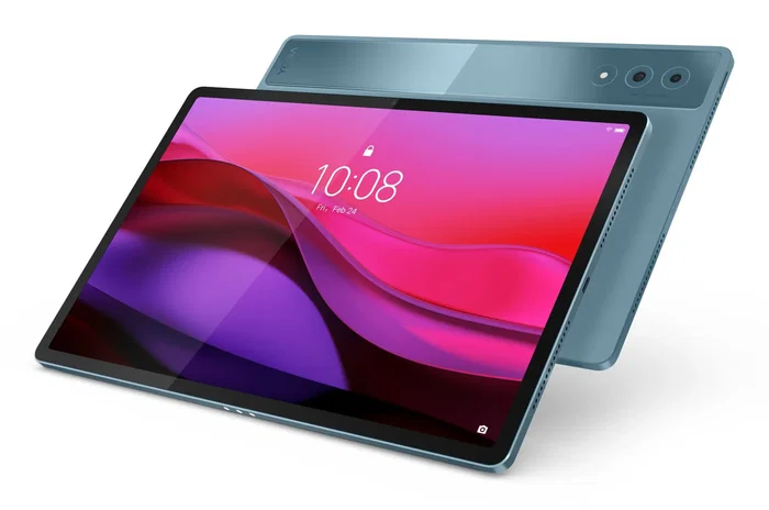 Lenovo Tablet Yoga Tab Plus 12.7" Snapdragon 8 Gen 3 AI - 16GB RAM 256GB - 3K 144Hz - Wi-Fi 7 - Android 14 - Tidal Teal - Incluye Lápiz Lenovo Tab Pen Pro y Teclado