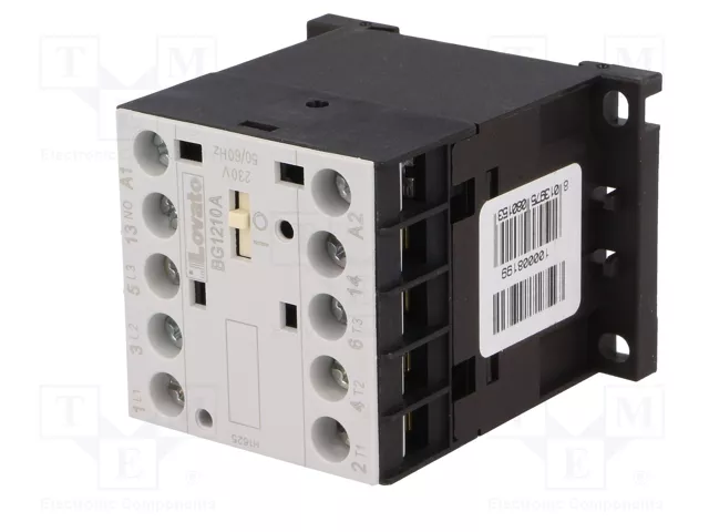 LOVATO ELECTRIC Contactor BG 3-polar 12A 230VAC LOVATO ELECTRIC Contactor BG 3-polar 12A 230VAC