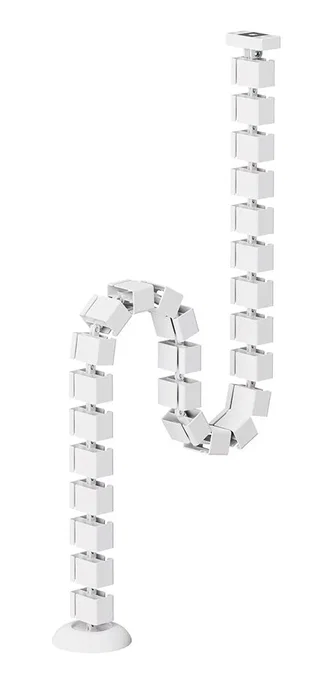 Neomounts ADS06-132WH Organizador Vertebral de Cables para Escritorio con Fijación Magnética - Universal - Blanco