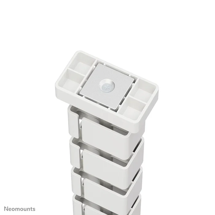 Neomounts ADS06-132WH Organizador Vertebral de Cables para Escritorio con Fijación Magnética - Universal - Blanco
