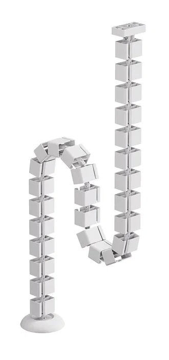 Neomounts ADS06-132WH Organizador Vertebral de Cables para Escritorio con Fijación Magnética - Universal - Blanco