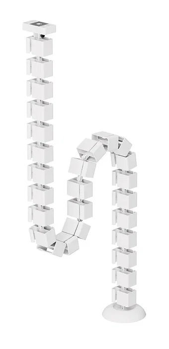 Neomounts ADS06-132WH Organizador Vertebral de Cables para Escritorio con Fijación Magnética - Universal - Blanco