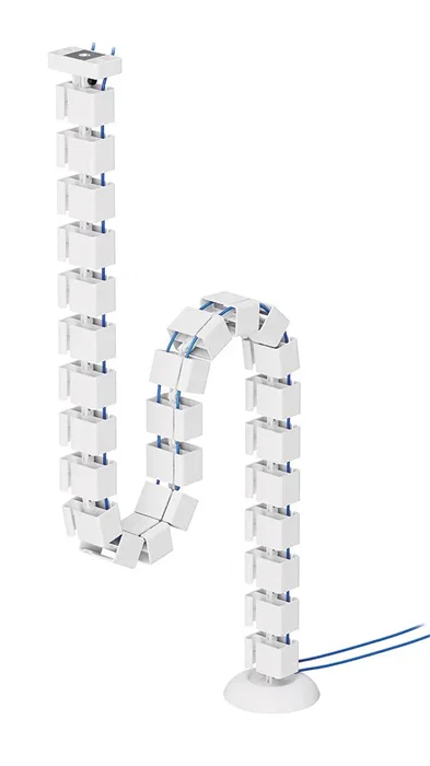 Neomounts ADS06-132WH Organizador Vertebral de Cables para Escritorio con Fijación Magnética - Universal - Blanco