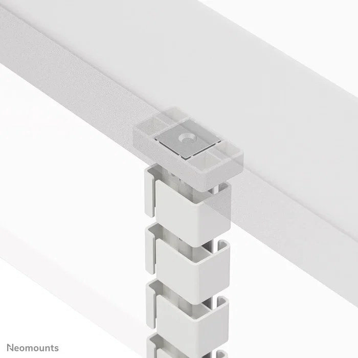 Neomounts ADS06-132WH Organizador Vertebral de Cables para Escritorio con Fijación Magnética - Universal - Blanco
