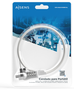 Aisens Cable de Seguridad con Cerradura de Combinación ASLK-D40N01-SL 1.5m Plata
