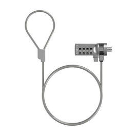 Aisens Cable de Seguridad con Cerradura de Combinación para Ordenador, Portátil, Monitor 1.5M